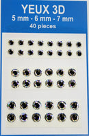 Replacement Stick On Eyes - Natural