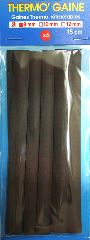 Heat Shrink Tubing - Black - 8mm