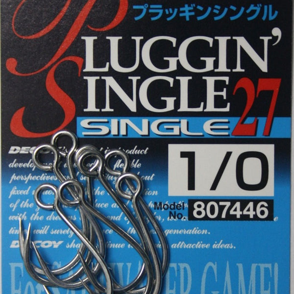 Owner 10771 OH Super Que Single Hook – Black, Size 18, For Big Sea Fishing