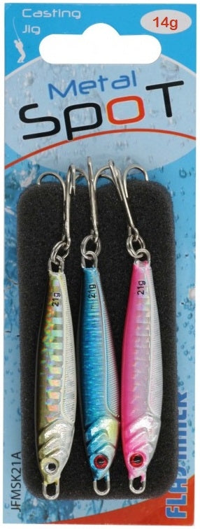 Flashmer Metal Spot 14g pack of 3 - Mr Fish Ltd