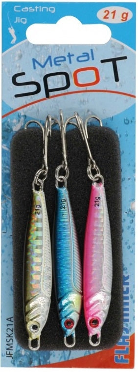 Flashmer Metal Spot 21g pack of 3 - Mr Fish Ltd