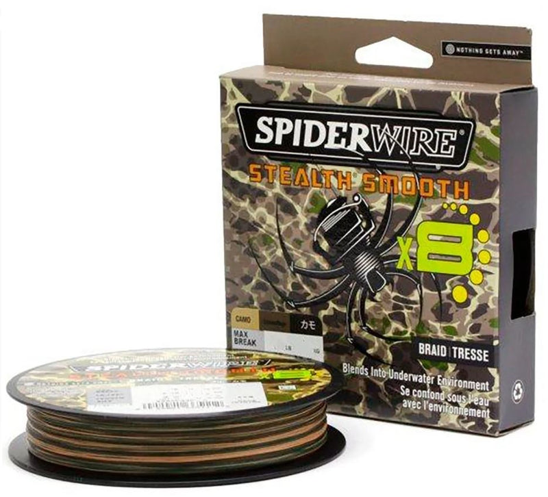 Spiderwire Steath Smooth X8 150m 0.15mm 36lb Camo